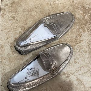 Gold/Silver Size 10B Mercantil Fiorentini Loafers.